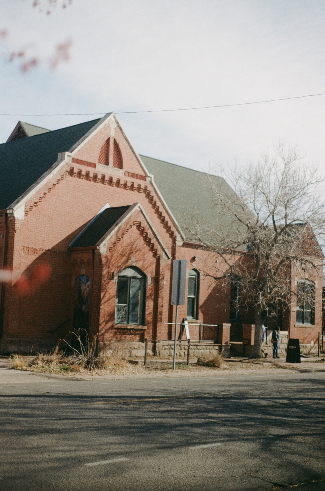 The front of Anthem’s brick church building